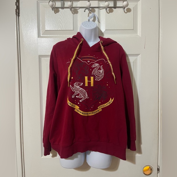 Wizarding World Of Harry Potter Tops - Warner Bros. Harry Potter Maroon Hoodie